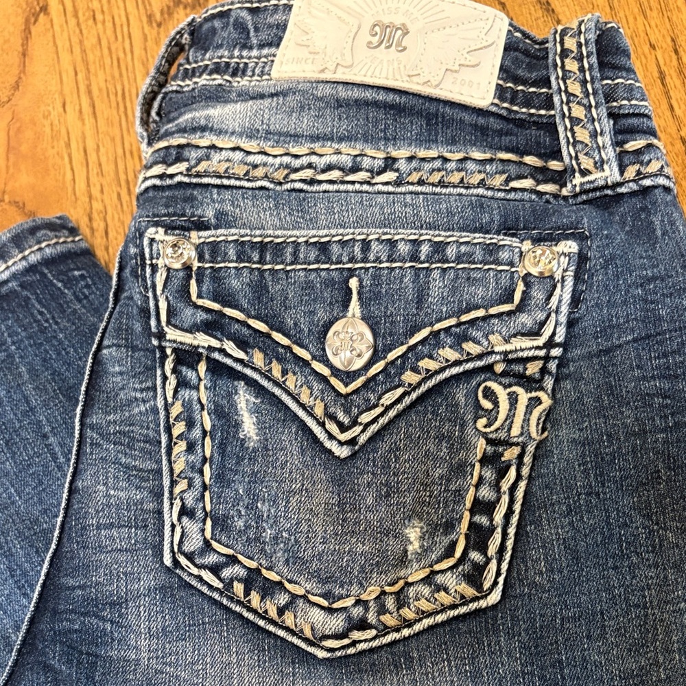 Miss Me Classic Stitch Bootcut Jeans - Picture 2 of 8